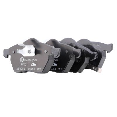 Voorremblokkenset Ate, Saab 900NG, 9-3v1, 9-5, ond.nr. 5064795, 5124078, 523250, 539485, 5532544, 5533518, 93192749