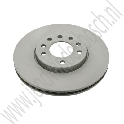 Voorremschijf 15 inch Febi Bilstein Saab 9-3v2 2003-2011, ond.nr. 93171497, 9156807, 32019581
