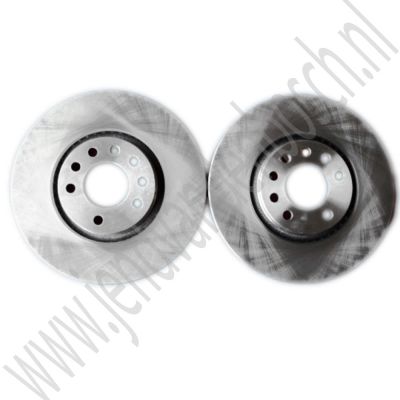 Voorremschijf 16‘‘ 308mm Ate Saab 9-3v1 Viggen en Saab 9-5 Aero, ond.nr. 5391560, 9184405, 4567798, 5055389, 32019580