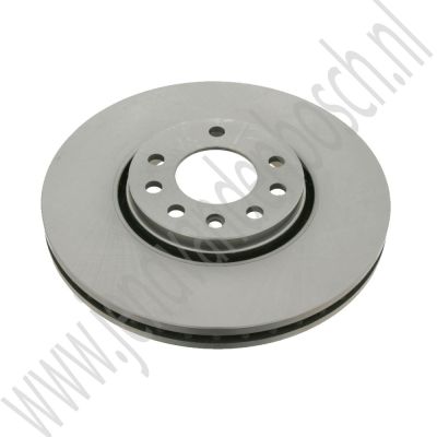 Voorremschijf 16 inch Febi Bilstein Saab 9-3v2 2003-2011, ond.nr. 9191247, 93171500, 32019582