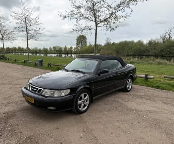Saab 9-3 2.0 T Cabrio LPG Zwart 2001 411.334km